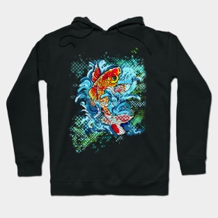 Koi fish in a pond Hoodie